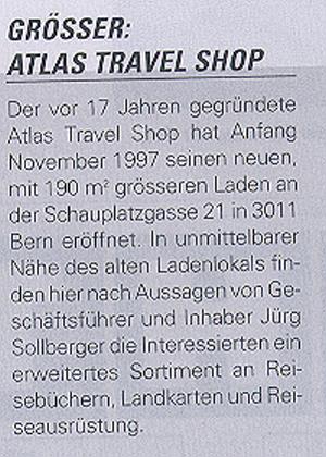  30.11.1998 - Wohnmobil & ReisenGrösser: Atlas Travel Shop